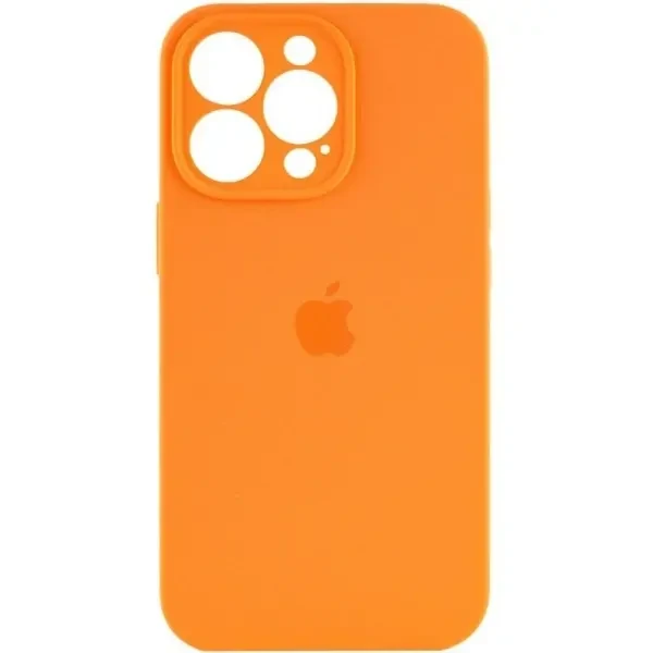 Apple Silicone Case Full Camera для iPhone 14 Pro Kumquat