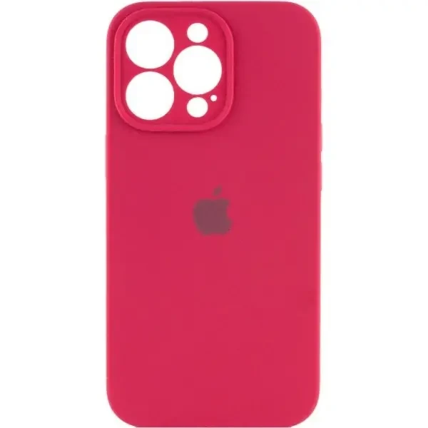 Apple Silicone Case Full Camera для iPhone 14 Pro Rose Red