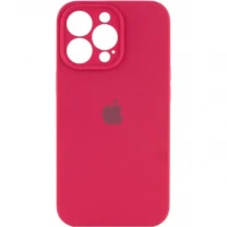 Apple Silicone Case Full Camera для iPhone 14 Pro Rose Red