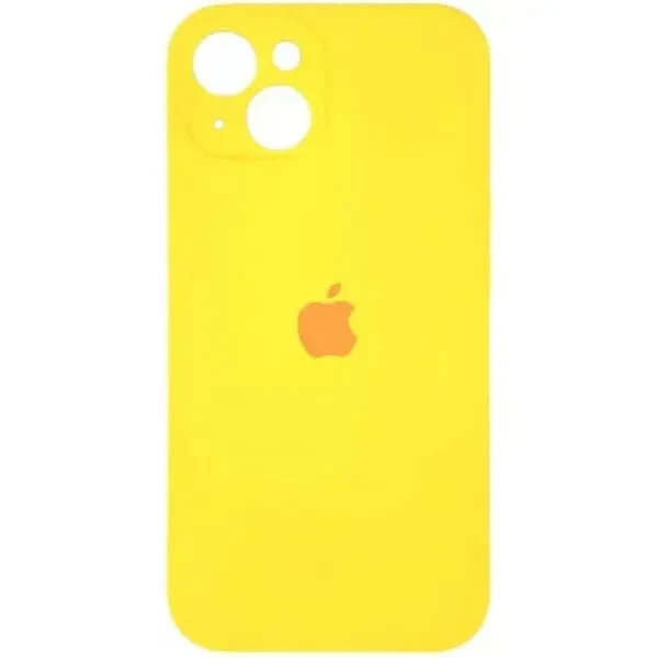 Apple Silicone Case Full Camera для iPhone 14 Yellow