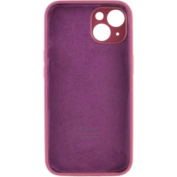 DM Silicone Case Full Camera для iPhone 15 Plum 2