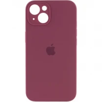DM Silicone Case Full Camera для iPhone 15 Plum