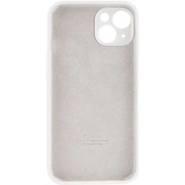 Apple Silicone Case Full Camera для iPhone 15 White 2