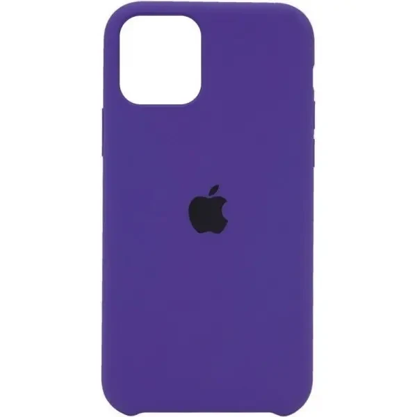 Apple Silicone Case для iPhone 12/12 Pro Dark Purple