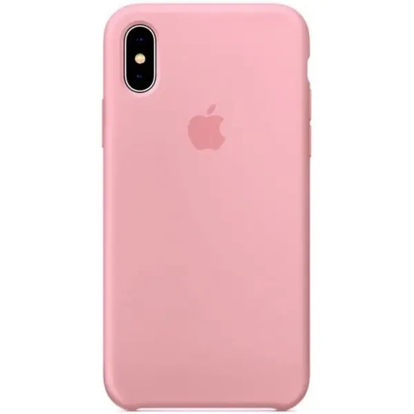 Apple Silicone Case для iPhone X/XS Pink Sand