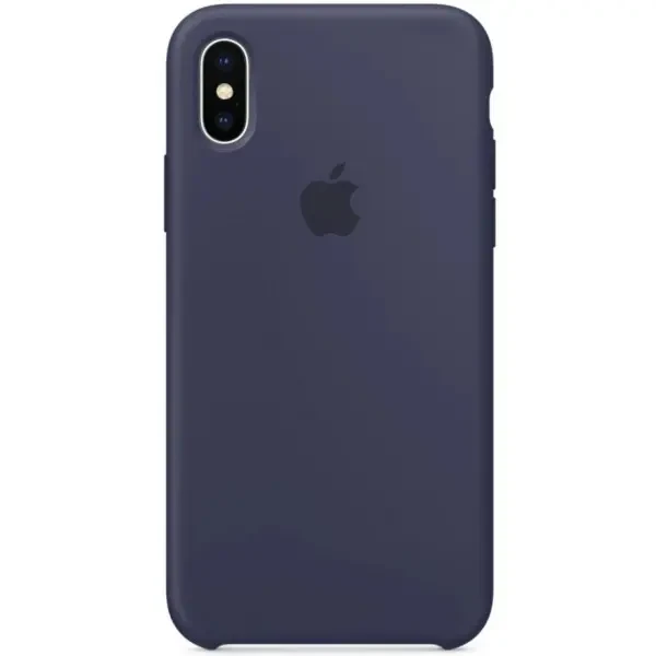 Apple Silicone Case для iPhone XS Max Midnight Blue