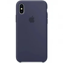 Apple Silicone Case для iPhone XS Max Midnight Blue