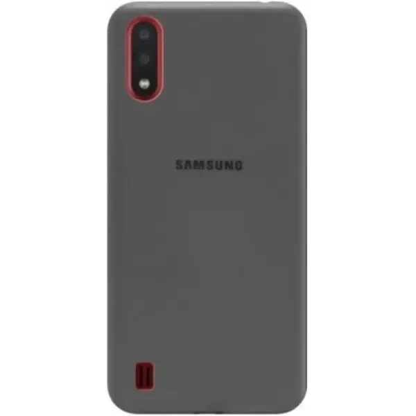 Silicone Case для Samsung A01 Grey
