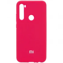 Silicone Case для Xiaomi Redmi Note 8/Note 8 2021 Hot Pink