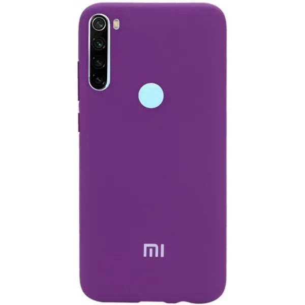 Silicone Case для Xiaomi Redmi Note 8/Note 8 2021 Violet