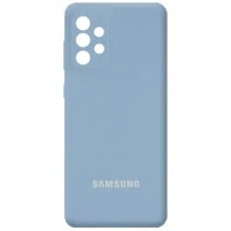 Silicone Cover Full Camera для Samsung A23 A235 Lilac Blue