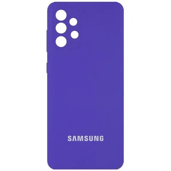 Silicone Cover Full Camera для Samsung A23 A235 Purple