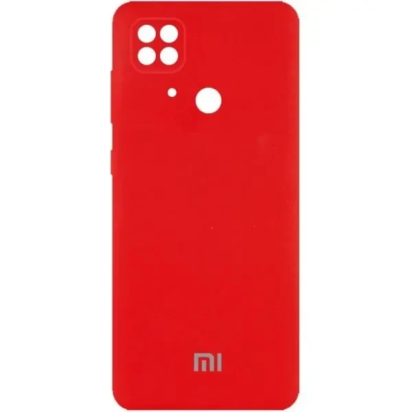 Silicone Cover Full Camera для Xiaomi Redmi 10C/Poco C40 Red
