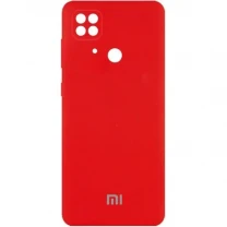 Silicone Cover Full Camera для Xiaomi Redmi 10C/Poco C40 Red
