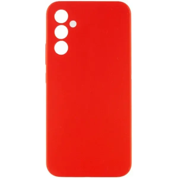 Silicone Cover Lakshmi Full Camera для Samsung A34 5G A346 Red