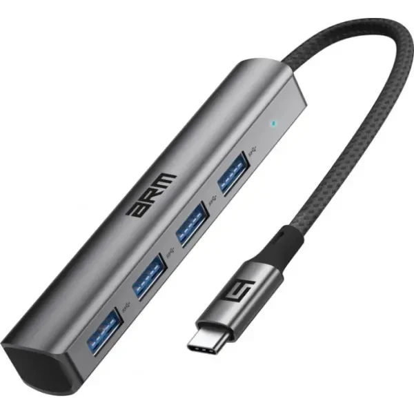 USB HUB ArmorStandart Type-C to 4USB Gray (ARM69364)