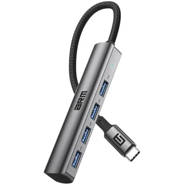 USB HUB ArmorStandart Type-C to 4USB Gray (ARM69364) 2