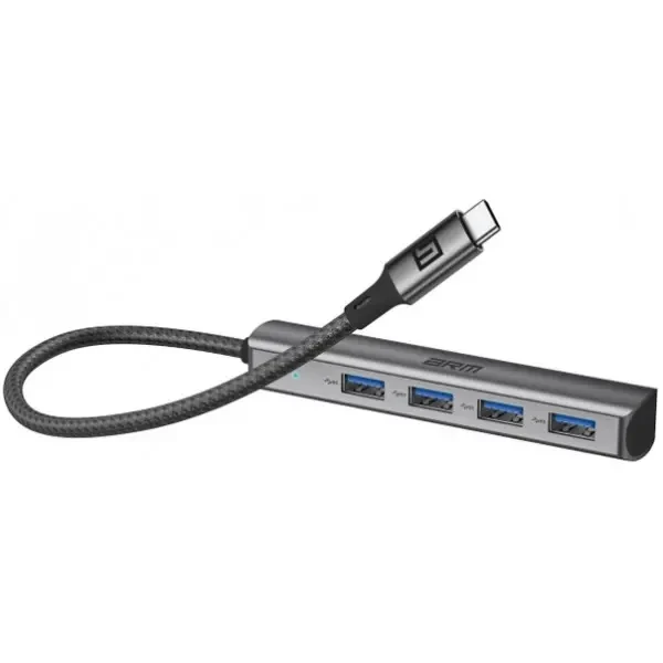 USB HUB ArmorStandart Type-C to 4USB Gray (ARM69364) 3