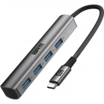 USB HUB ArmorStandart Type-C to 4USB Gray (ARM69364)