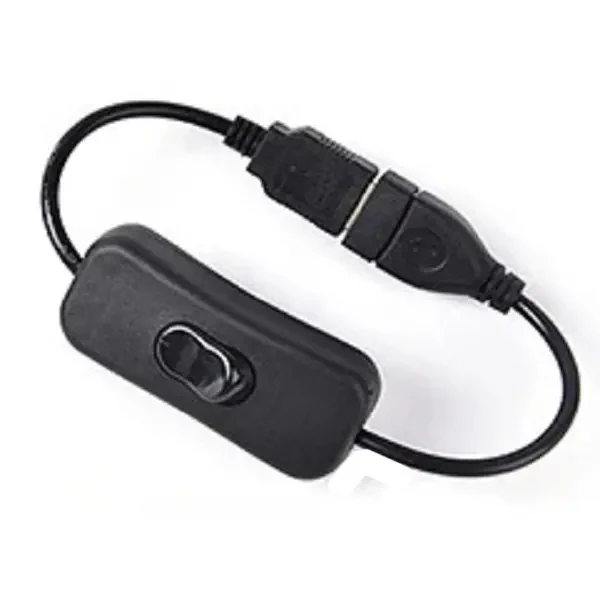 DM USB кабель Woopower Male to Female Switch 28 см Black 2