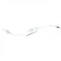 DM USB кабель Woopower Male to Female Switch 28 см White