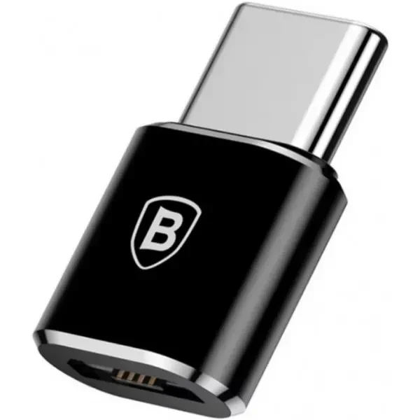 Адаптер Baseus Micro Female to Type-C Black (CAMOTG-01) 2