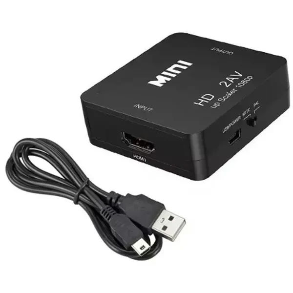 Адаптер HDMI to RCA Black 2