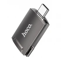 Адаптер Hoco UA19 USB-C to HDTV Metal Gray
