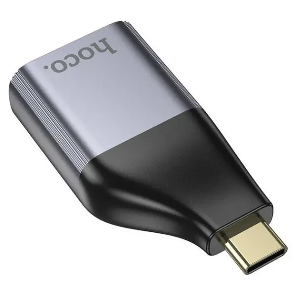Адаптер Hoco UA34 Type-C to VGA Metal Gray 2