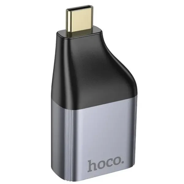 Адаптер Hoco UA34 Type-C to VGA Metal Gray 3