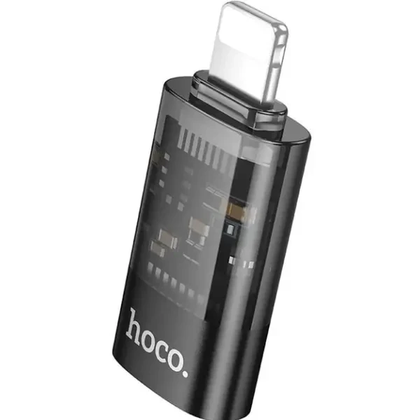 Адаптер Hoco UA36A Lightning to USB Black 3