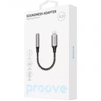 Адаптер Proove SoundMesh Lightning to 3.5 mm Gray (ACSM00005101)
