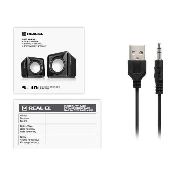 Акустична система REAL-EL S-10 Black (EL121100020) 9
