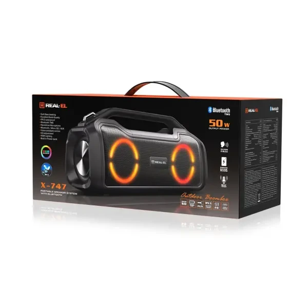 Акустична система REAL-EL X-747 Black (EL121600013) 2