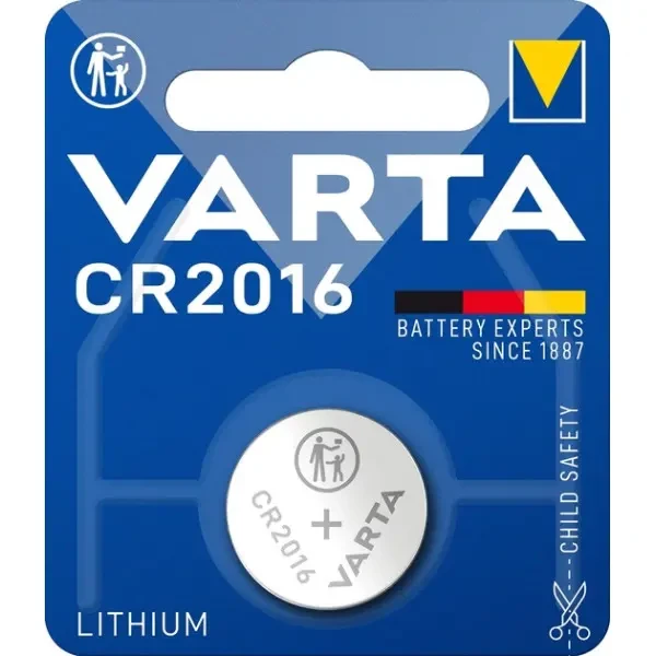 Батарейка VARTA CR 2016 1xBL Lithium 1 шт