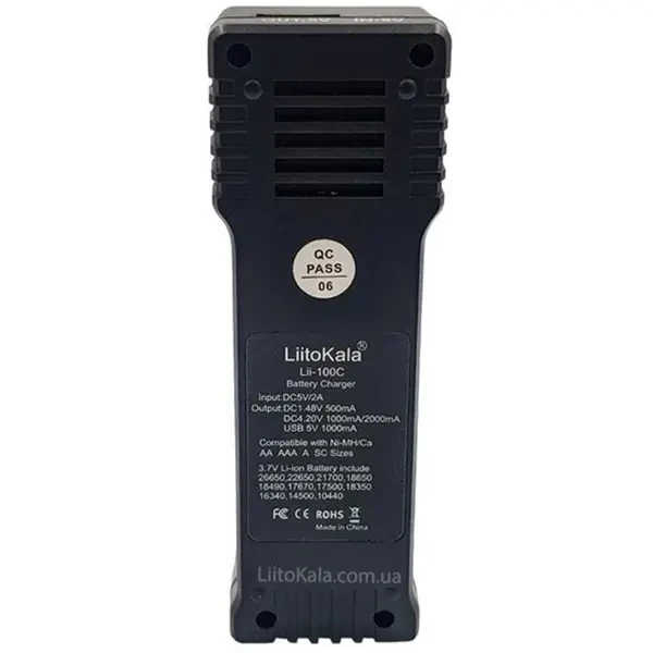 Зарядний пристрій Liitokala Lii-100C 5