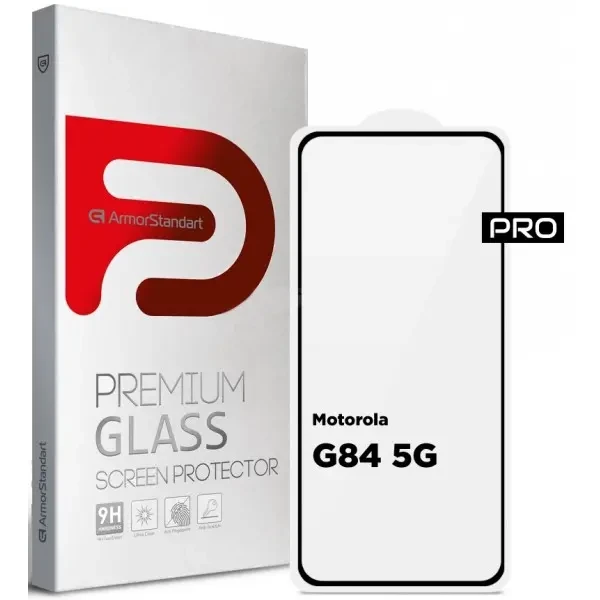 Захисне скло ArmorStandart Pro для Motorola G84 5G Black (ARM70890) 2