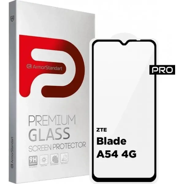 Захисне скло ArmorStandart для ZTE Blade A54 Black 2