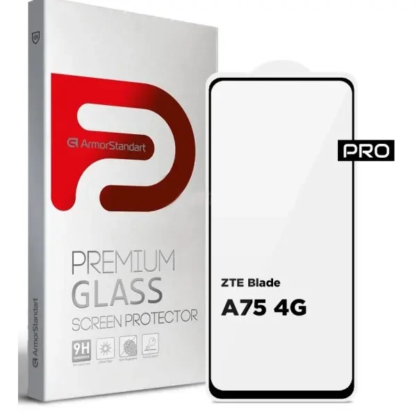 Захисне скло ArmorStandart для ZTE Blade A75 4G Black (ARM78905) 2