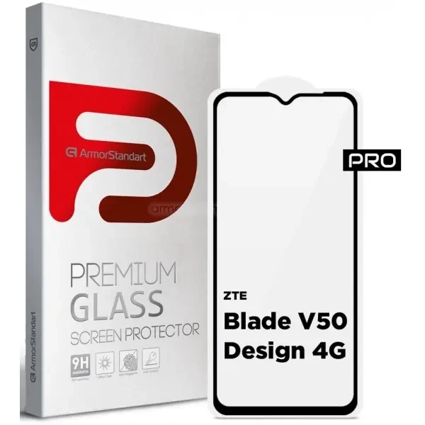 Захисне скло ArmorStandart для ZTE Blade V50 Design 4G Black 2