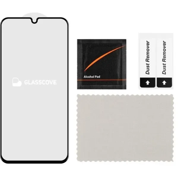 Захисне скло Glasscove для Samsung A05s A057/A06 A065/A07 A075 Black 2