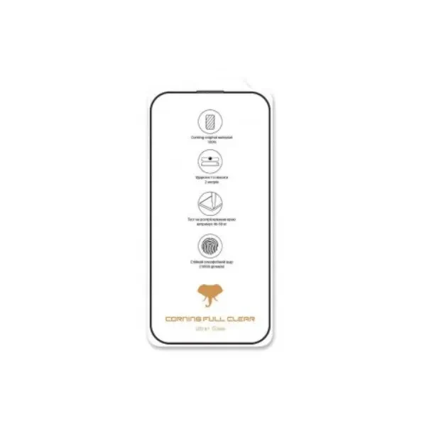 DM Захисне скло Lanbi Ultra+ Corning Glass для iPhone 16 Black 3