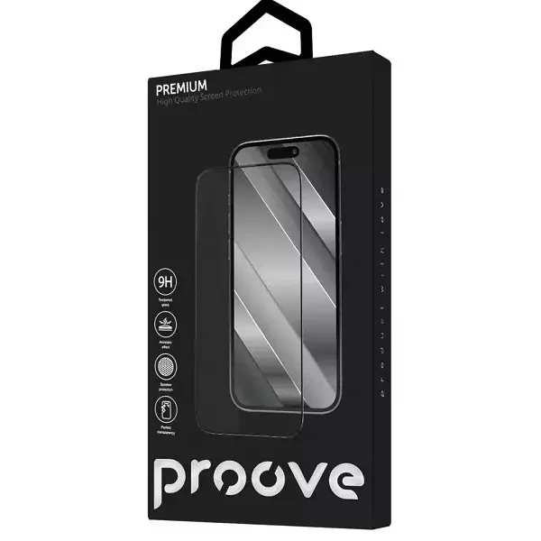 Захисне скло Proove Premium для iPhone 17 Pro Max Black (PGPPMI17PM01) 2