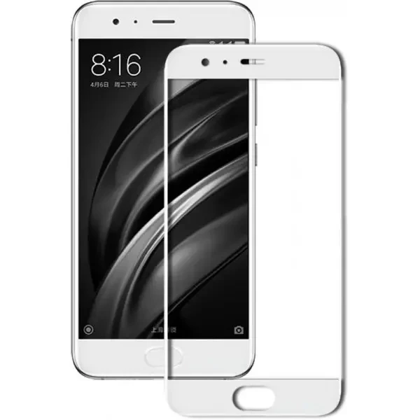 DM Защитное стекло Full Cover Xiaomi Mi6 White