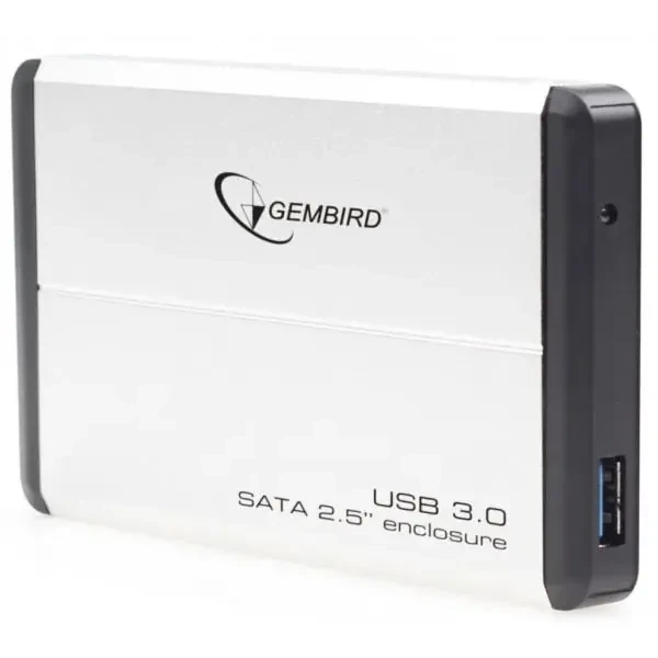 Зовнішня кишеня Gembird SATA HDD 2.5 USB 3.0, Silver (EE2-U3S-2-S)