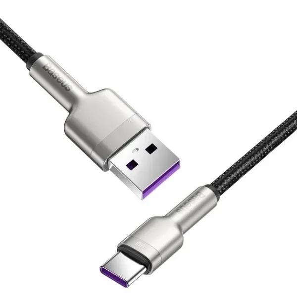 Кабель Baseus Cafule USB to Type-C 66W 1m Black (CAKF000101) 2