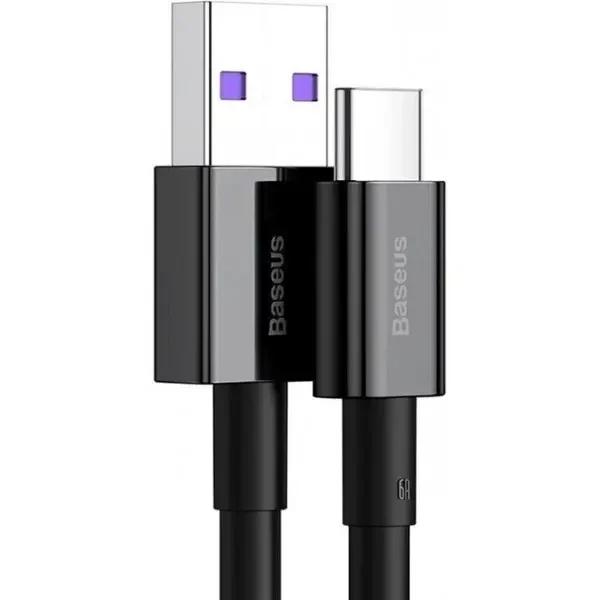 Кабель Baseus Superior USB to Type-C PD 66W 1m Black (CATYS-01) 3