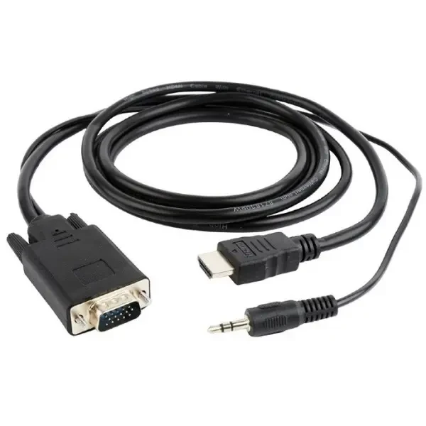 Кабель Cablexpert HDMI-VGA 5м Чорний (A-HDMI-VGA-03-5M)