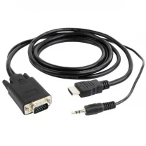 Кабель Cablexpert HDMI-VGA 5м Чорний (A-HDMI-VGA-03-5M)