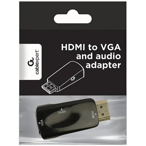 Кабель Cablexpert HDMI-VGA V 1.4 (M/F) чорний (A-HDMI-VGA-02) 4
